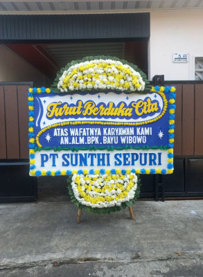 Papan Bunga Duka di Kemaraya